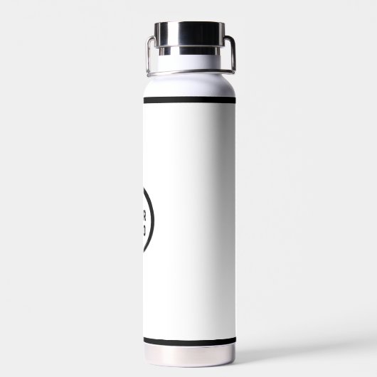 Uw Logo bedrijf Waterfles (Achterkant)