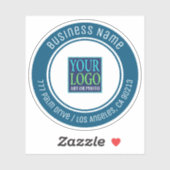 Uw Logo, Bedrijfsnaam, Adres, of Om het even welke Sticker (Vel)