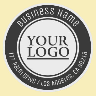 Uw Logo, Bedrijfsnaam, Adres, of Om het even welke Sticker