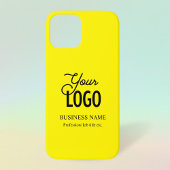 Uw Logo & Bedrijfsnaam enz. Heldergeel Case-Mate iPhone Case