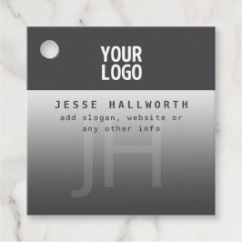 Uw Logo, bedrijfsnaam & monogram Bedankjes Labels