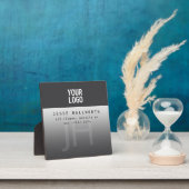 Uw Logo, bedrijfsnaam & monogram Fotoplaat (Insitu)