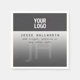 Uw Logo, bedrijfsnaam & monogram Servet