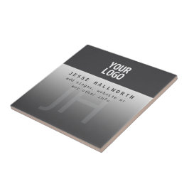 Uw Logo, bedrijfsnaam & monogram Tegeltje