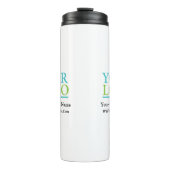 Uw Logo, Bedrijfsnaam Promo, Bericht Thermosbeker (Voorkant)