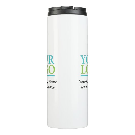 Uw Logo, Bedrijfsnaam Promo, Bericht Thermosbeker (Achterkant)