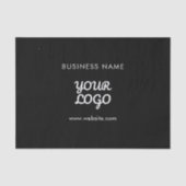 Uw Logo Bedrijfsnaam & Website of Slogan Tissuepapier (Voorkant)