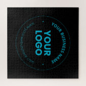 Uw Logo | Bewerkbare bedrijfsnaam en website Legpuzzel (Horizontaal)