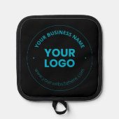 Uw Logo | Bewerkbare bedrijfsnaam en website Pannenlap (Voorkant)