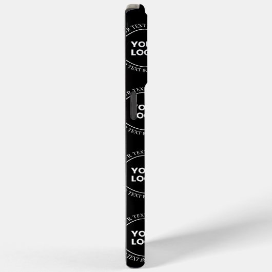 Uw Logo & bewerkbare tekst | Herhalingspatroon Case-Mate iPhone Case (Achterkant / Rechts)