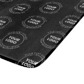 Uw Logo & bewerkbare tekst | Herhalingspatroon Snijplank (Hoek)