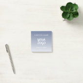 Uw logo bewerkbare verloopkleur post-it® notes (Kantoor)