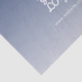 Uw logo bewerkbare verloopkleur tissuepapier (Detail)