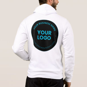 Uw Logo   Bewerkbare Zakelijke naam & Website Hoodie