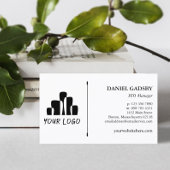 Uw Logo Black White-minimalist Visitekaartje