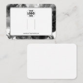 Uw Logo Bow Hair Clip Display Kaart Horizontaal Visitekaartje (Voorkant / Achterkant)