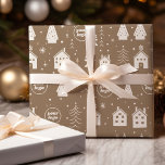 Uw Logo Brown Craft Christmas Cadeaupapier<br><div class="desc">Maak de speciale dag van uw kind nog bijzonderder met ons Gepersonaliseerde Kinderinpakpapier. Het is een doordachte manier om hen te shows dat het geschenk binnenin net zo uniek en gekoesterd is als ze zijn. Laat de opwinding van het uitpakken van een cadeau een gekoesterde herinnering worden met ons aanpasbare...</div>