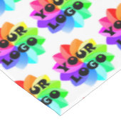 Uw Logo Business Company Custom Logo Tafelkleed (Gekanteld)