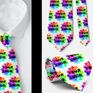 Uw Logo Business Company Stropdas Necktie