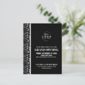 Uw Logo Business Event Grand Opening Invitation Briefkaart (Staand voorkant)