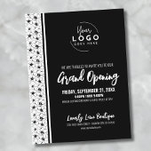 Uw Logo Business Grand Opening Invitation Briefkaart