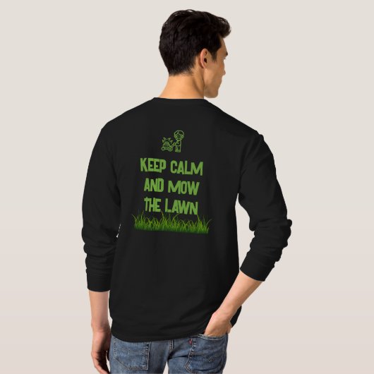Uw Logo Business Quotes | Lawn Care-service T-shirt (Achterkant volledig)