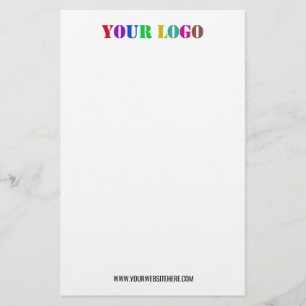 Uw Logo Business Stationery Voorbeeld aangepaste t Briefpapier
