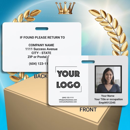 Uw Logo Custom Business Marketing Badge