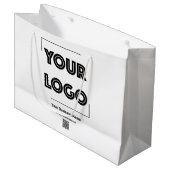 Uw Logo Custom Business Marketing Groot Cadeauzakje (Voorkant Gekanteld)