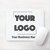 Uw Logo Custom Business Marketing Muismat (Met muis)