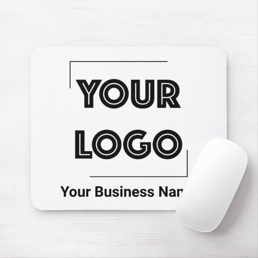 Uw Logo Custom Business Marketing Muismat (Met muis)