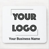Uw Logo Custom Business Marketing Muismat (Voorkant)