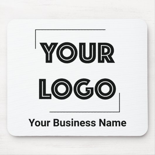 Uw Logo Custom Business Marketing Muismat (Voorkant)