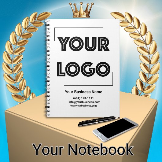 Uw Logo Custom Business Marketing Notitieboek