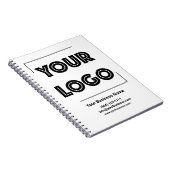 Uw Logo Custom Business Marketing Notitieboek (Rechterzijde)