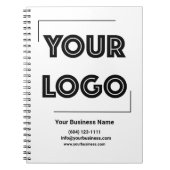 Uw Logo Custom Business Marketing Notitieboek (Voorkant)