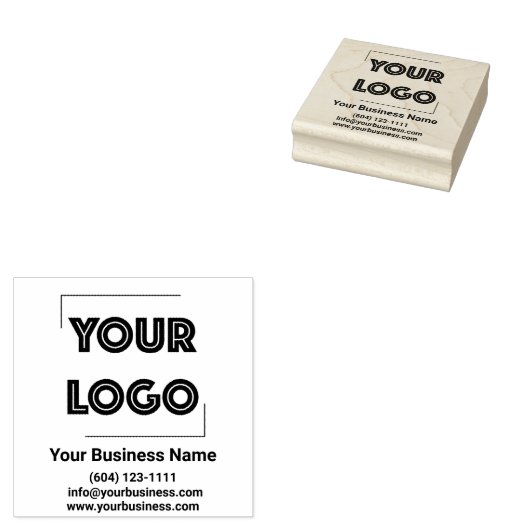 Uw Logo Custom Business Marketing Rubberstempel (Gestempeld)