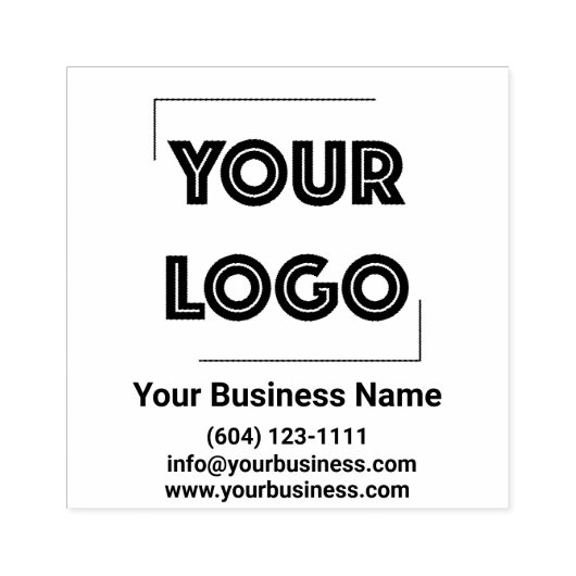 Uw Logo Custom Business Marketing Rubberstempel (Afrduk)
