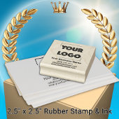 Uw Logo Custom Business Marketing Rubberstempel