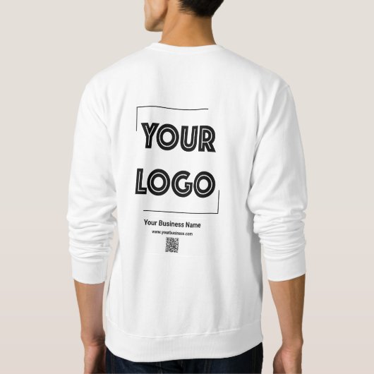 Uw Logo Custom Business Marketing Trui (Achterkant)