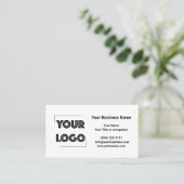 Uw Logo Custom Business Marketing Visitekaartje (Staand voorkant)