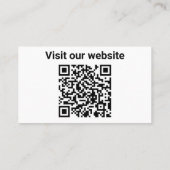 Uw Logo Custom Business Marketing Visitekaartje (Achterkant)