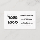 Uw Logo Custom Business Marketing Visitekaartje (Voorkant)