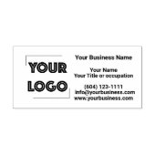 Uw Logo Custom Business Marketing Zelfinktende Stempel (Design)