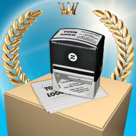 Uw Logo Custom Business Marketing Zelfinktende Stempel