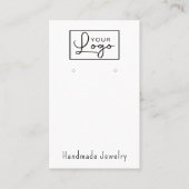 Uw Logo die sociale media QR-codebus ontvangt Visitekaartje (Voorkant)