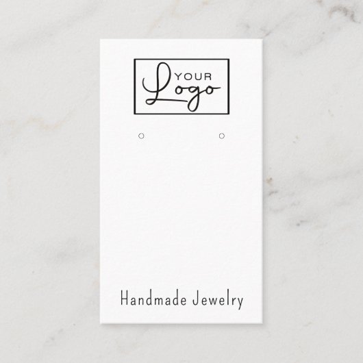 Uw Logo die sociale media QR-codebus ontvangt Visitekaartje (Voorkant)