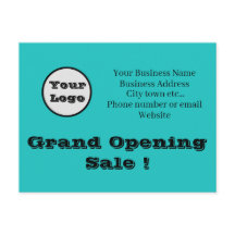 Uw Logo Direct Mail Grand Opening Sale-advertentie