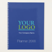 Uw Logo / DIY Bedrijfsnaam / Jaar / MED Blue Planner (Voorkant)