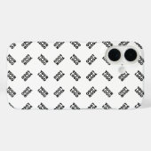 Uw Logo | eenvoudig afwisselend herhalingspatroon Case-Mate iPhone Case (Achterkant (horizontaal))